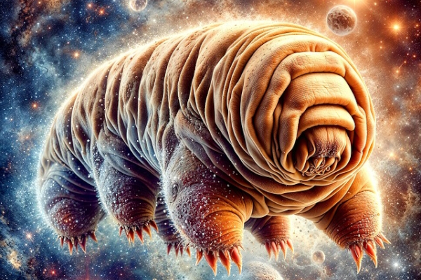 Water bear in mystical realm. Image by Peter Schmidt